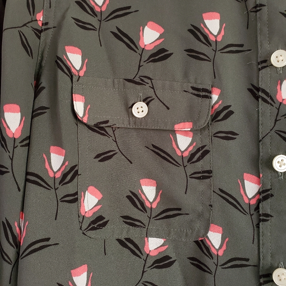 Loft Button Down Blouse - image 4